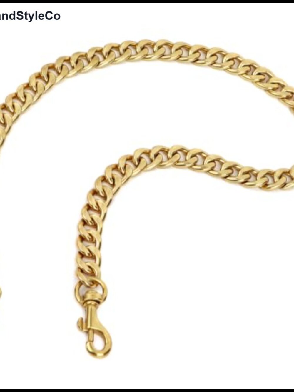 Aluminum Purse Chain Strap Extender Replacement 24 Inch Flat Link